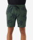 ფოტო #1 პროდუქტის Men's Stockton 18" Print Elastic Waist Hybrid Shorts