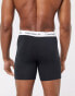 Фото #2 товара Calvin Klein Cotton Stretch 3 pack boxer briefs in black