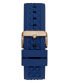 Фото #5 товара Guess Herren Armbanduhr RESISTANCE Multifunktion blau, roségold 44 mm GW0729G3