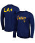 Фото #1 товара Men's Navy LA Galaxy Jersey Hook AEROREADY Long Sleeve T-shirt