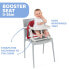 Chicco Chairy Baby Booster Seat, 6 Months to 3 Years (15 kg), Highchair, Adjustable, Grows with Your Child High Chair, Compact to Close and Removable Table Top