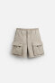 FADED CARGO BERMUDA SHORTS