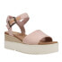 Фото #4 товара TOMS Diana Espadrille Wedge Womens Pink Casual Sandals 10020737T-680
