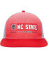 Фото #3 товара Men's Red, Gray NC State Wolfpack Snapback Hat