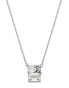 Decent silver necklace with zircons MKC1660CZ040