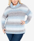 ფოტო #1 პროდუქტის Plus Size Alana High Low Sweater