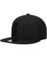 Фото #1 товара Men's Indiana Pacers Black On Black 9Fifty Snapback Hat