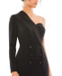 Фото #3 товара Women's Ieena One Sleeve Tuxedo Dress