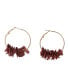 Фото #1 товара Women's Flora Hoop Earrings