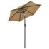 Фото #7 товара Садовый зонт vidaXL Солнечный зонт с LED-освещением