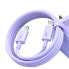 Фото #1 товара Kabel do szybkiego ładowania iPhone USB-C - Lightning PD 20W 1m fioletowy