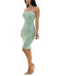 Фото #3 товара Платье женское B Darlin сетчатое с блестками и драпировкой
