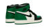 Кроссовки Nike Air Jordan 1 Retro High Pine Green (Белый, Зеленый)