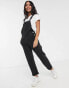 Фото #8 товара ASOS DESIGN Petite' original' denim dungarees in washed black