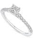 Фото #1 товара Diamond Princess-Cut Engagement Ring (3/4 ct. t.w.) in 14k White Gold