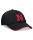 Men's Black Nebraska Huskers Release Adjustable Hat