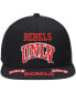Фото #3 товара Men's Black UNLV Rebels Front Loaded Snapback Hat