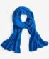 Ribbed 100% Cashmere Scarf, Created for Macy's Bright Marine - фото #1