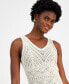 Фото #3 товара Women's Crochet Tank Top, Created for Macy's