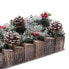 Фото #6 товара Рождественский подсвечник Белый Красный Зеленый Натуральный Деревянный Стеклянный Пластик 30 x 15 cm