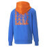 Фото #2 товара Puma Melo Colorblock Pullover Hoodie Mens Blue Casual Outerwear 53800101