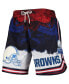 Фото #2 товара Men's Navy, Red Cleveland Browns Americana Shorts