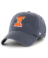 Men's Navy Illinois Fighting Illini Franchise Fitted Hat