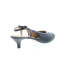 Фото #8 товара Trotters Kalen T2008-400 Womens Blue Wide Leather Slingback Heels Shoes