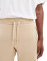 Armani Exchange linear logo sweat shorts in beige CO-ORD