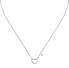 Фото #1 товара Delicate silver heart necklace with zircons Silver LPS10AWV12