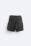 Faded cargo bermuda shorts