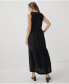 Women's Organic Cotton Coastal Double Gauze Ruffle Maxi Dress