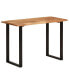 Фото #1 товара Dining Table 43.3"x19.7"x29.9" Solid Wood Acacia