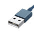 Фото #10 товара 3w1 kabel przewód uniwersalny USB - Lightning / USB-C / micro USB 3.5A 1.5m niebieski