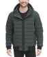 Фото #1 товара Men's Quilted Hooded Bomber Jacket