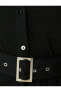 Фото #12 товара Рубашка Koton Tulum Long Sleeve Belted Shirt Yaka Buttoned Pocketed