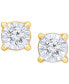 ფოტო #9 პროდუქტის Diamond Stud Earrings (3/8 ct. t.w.) in 14k White, Yellow, or Rose Gold