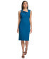 ფოტო #4 პროდუქტის Women's Sleeveless Asymmetric Sheath Dress