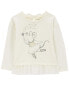 Фото #1 товара Baby Cream Mouse Print Top 24M