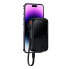 Внешний аккумулятор Baseus 10000mAh USB USB-C iPhone Lightning + кабель USB-C - черный