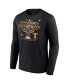 ფოტო #3 პროდუქტის Men's Black Texas Rangers 2023 World Series Champions Parade Long Sleeve T-shirt