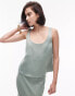 Фото #1 товара Topshop co-ord scoop neck cami in summer khaki