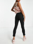 Фото #3 товара Miss Selfridge Petite skinny jean in black