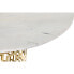 Фото #3 товара Кофейный столик DKD Home Decor Белый Позолоченный Металл Мрамор 76 x 76 x 43 cm