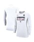 ფოტო #1 პროდუქტის Women's White UConn Huskies 2023 NCAA Men's Basketball National Champions Pebble Long Sleeve T-shirt