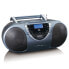 Lenco SCD-6800 portable CD Player MP3 Kassette FM Radio DAB+ grau - CD Player