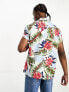 Superdry vintage Hawaiian short sleeve shirt in multi