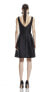 Theia Womens Black Re-Embroidered Lace Party Sleeveless Cocktail Dress Size 8