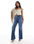 Фото #4 товара River Island petite flared jeans in mid-blue