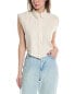 Фото #1 товара Triarchy Ms. Hart Shirt Petal Hem Crop Shirt Women's White L